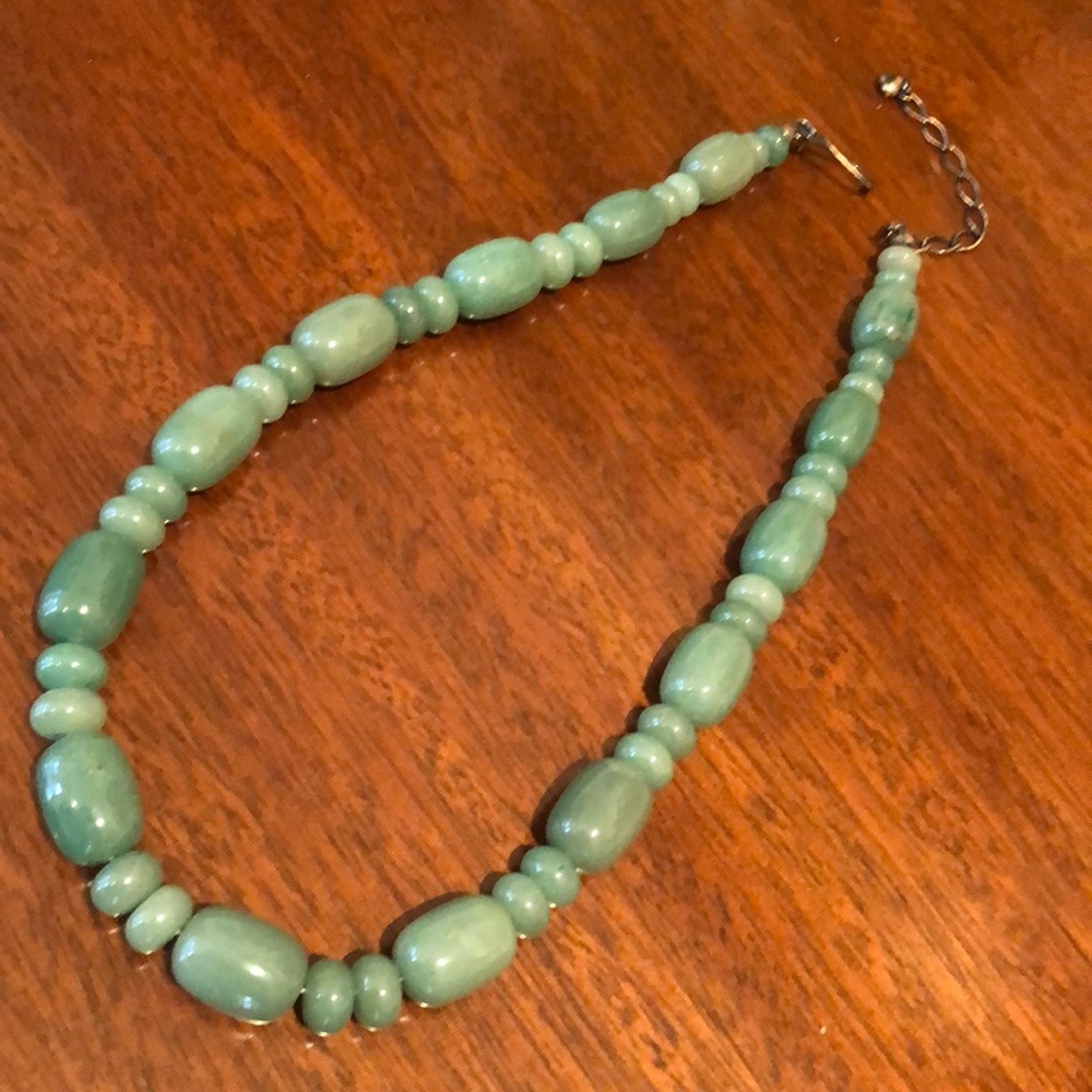 Authentic Jay King Aventurine Necklace natural stone